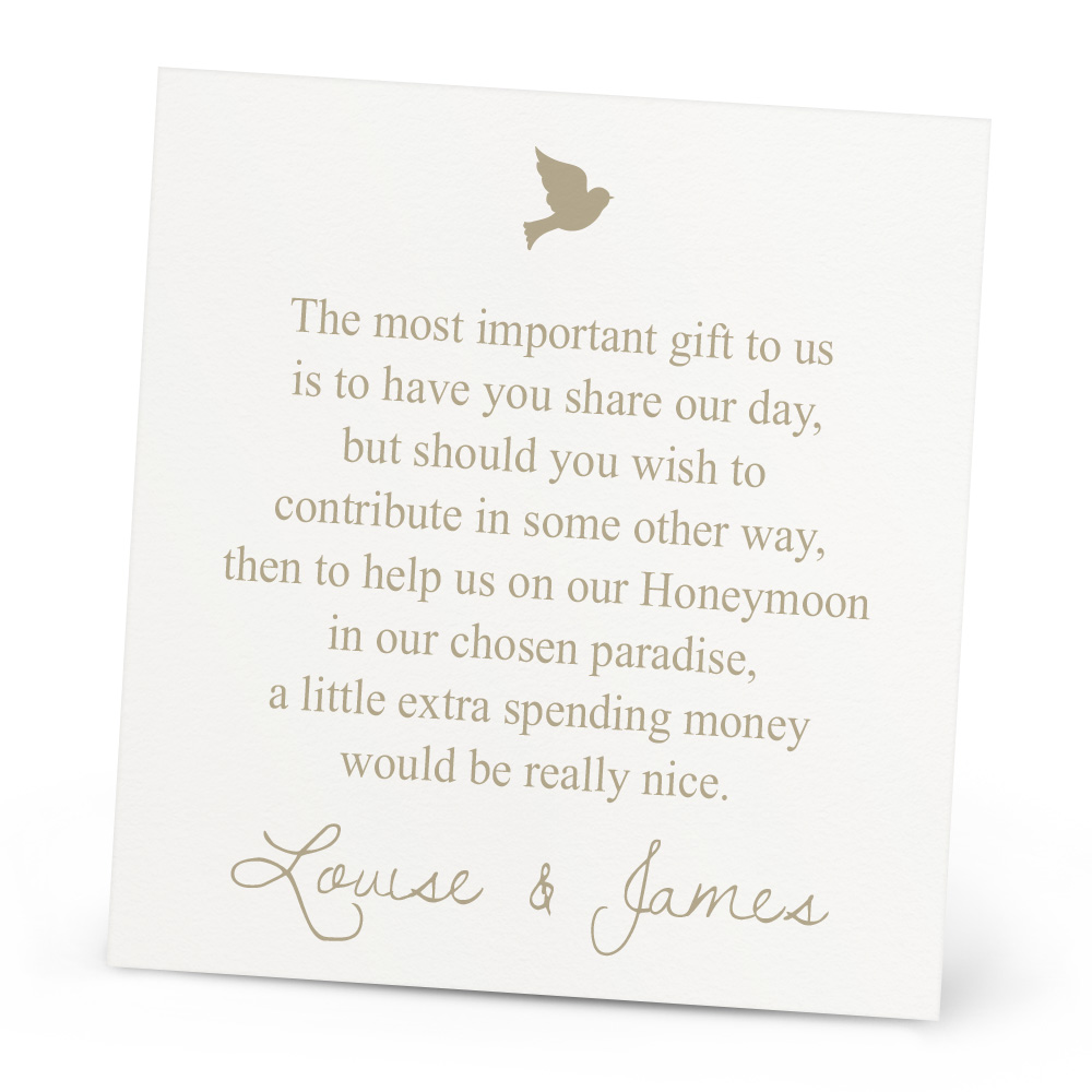 Willow Honeymoon Wish Card - Image 2