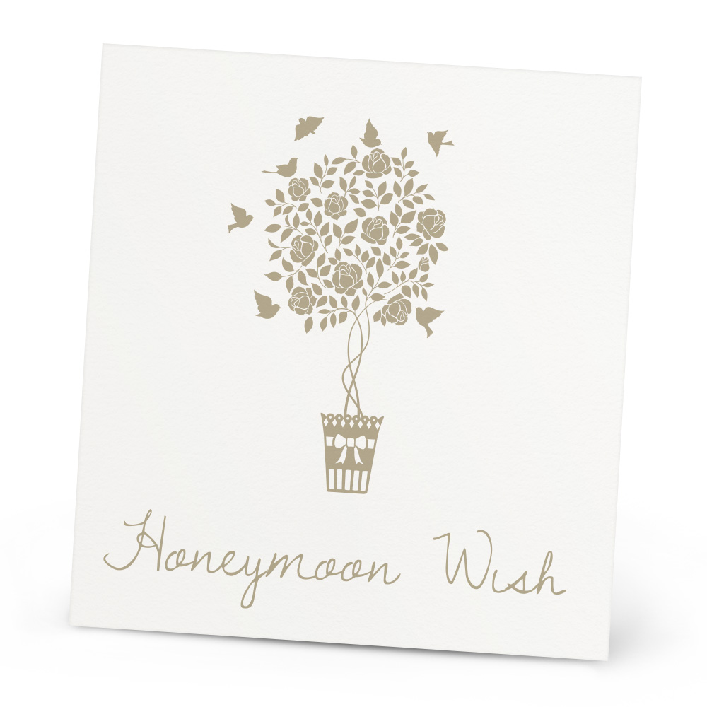 Willow Honeymoon Wish Card