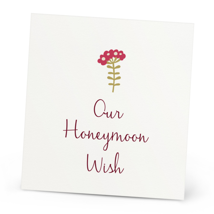 Orla Honeymoon Wish Card