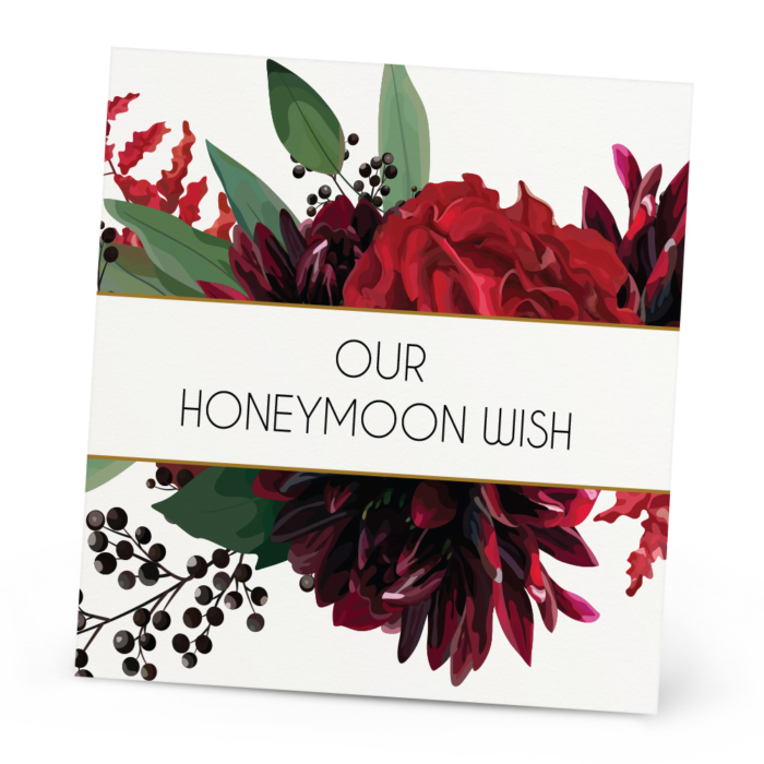 Georgia Honeymoon Wish Card